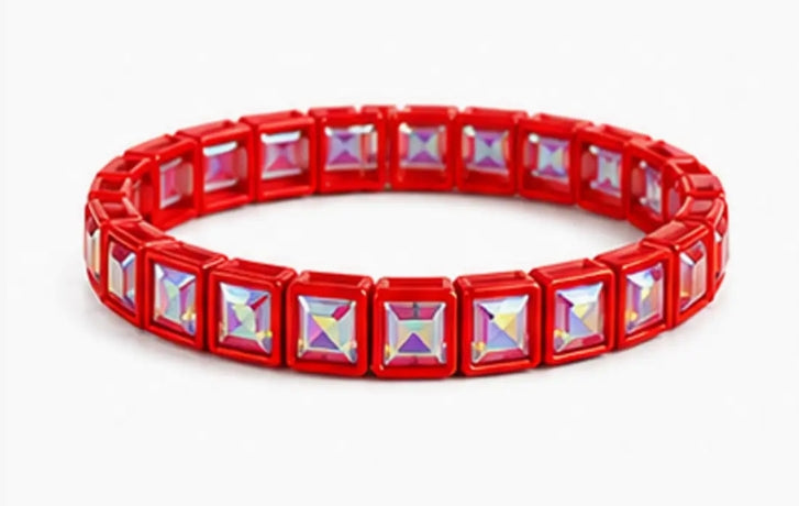 LuLu Mac Stretch Rhinestone Bracelet