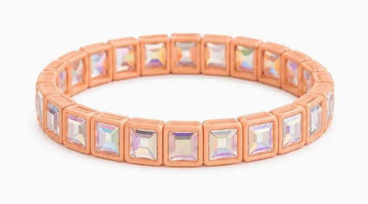 LuLu Mac Stretch Rhinestone Bracelet