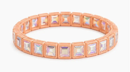 LuLu Mac Stretch Rhinestone Bracelet