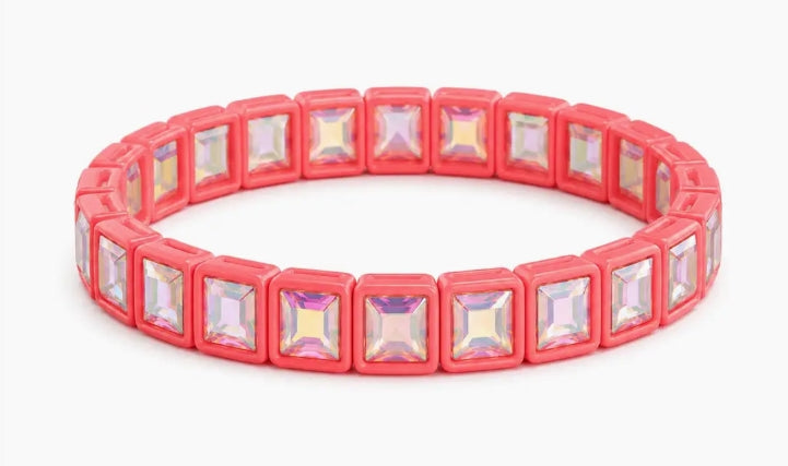 LuLu Mac Stretch Rhinestone Bracelet