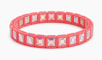 LuLu Mac Stretch Rhinestone Bracelet