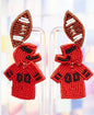 Gameday Ready Seed Bead Earrings