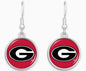 Georgia Bulldog Earrings