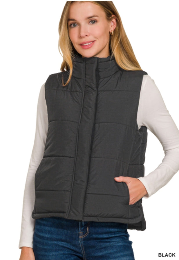 Sleeveless Quilted Vest