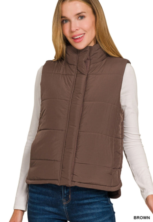 Sleeveless Quilted Vest