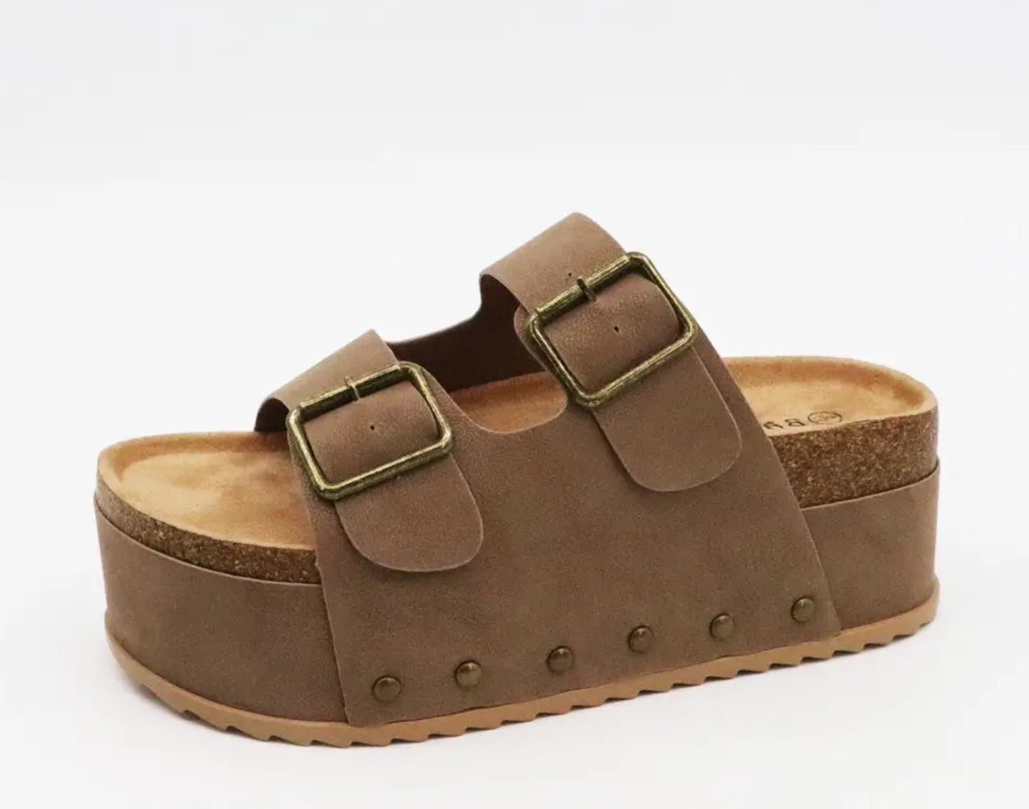 Thick Bottom Clog Sole Buckle Sandal