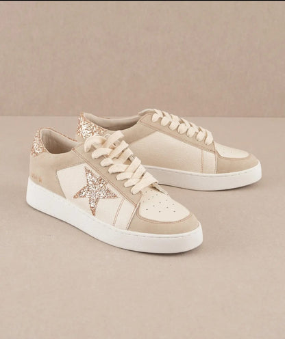 Liberty Beigh Glitter Star Sneaker