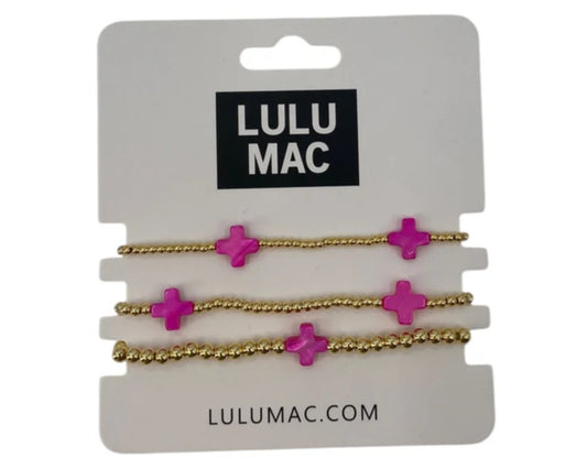 LuLu Mac 3 piece Bracelet Sets