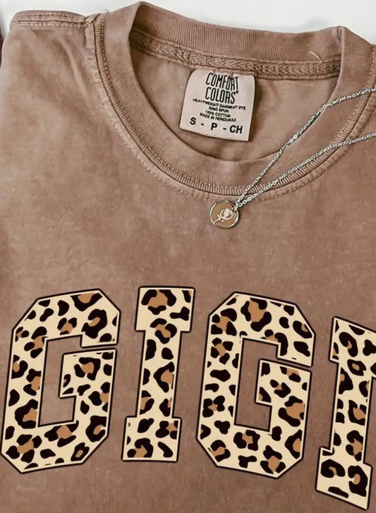 Leopard Print GIGI Tee