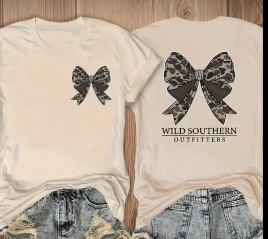 Southern Outfitters Camo Bow Tee
