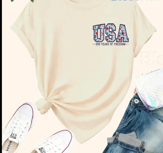 USA Screen Print Tee