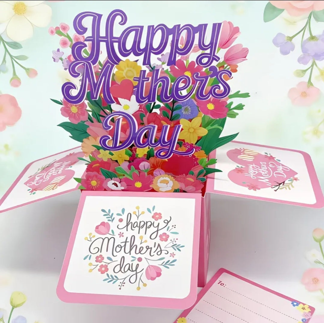 Mother's Day Pop-Up Bouquet Card