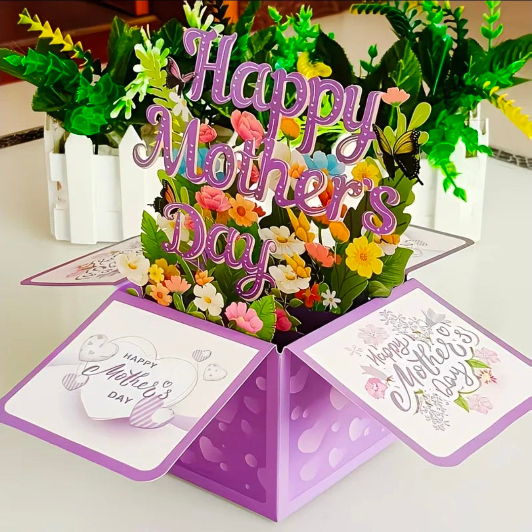 Mother's Day Pop-Up Bouquet Card