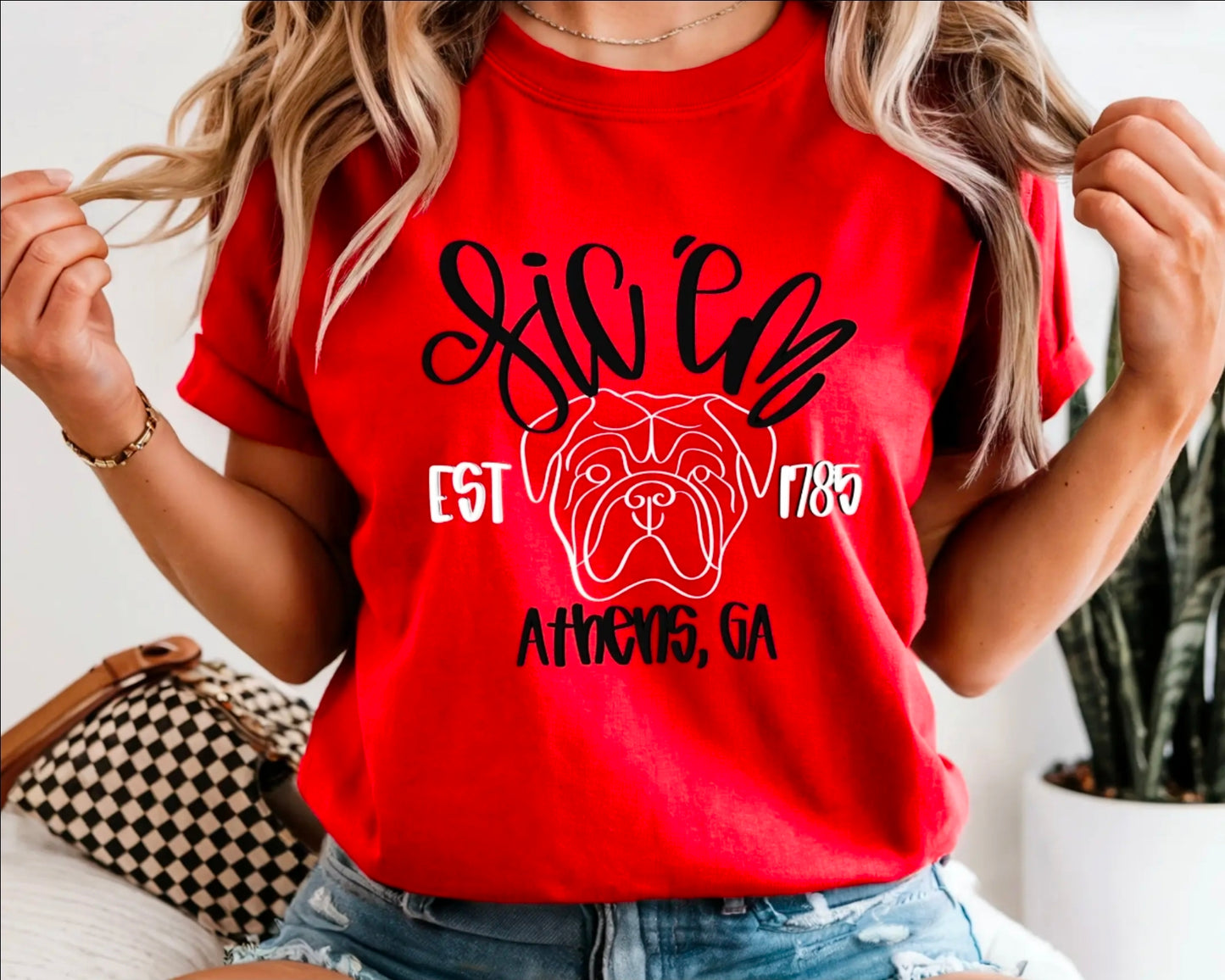 Georgia Sic Em Tee