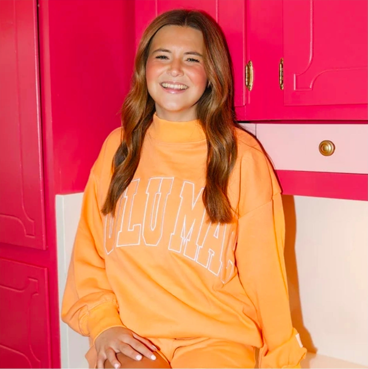 LuLu Mac Mock Neck Sweatshirt