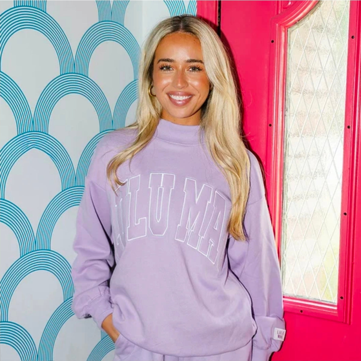LuLu Mac Mock Neck Sweatshirt