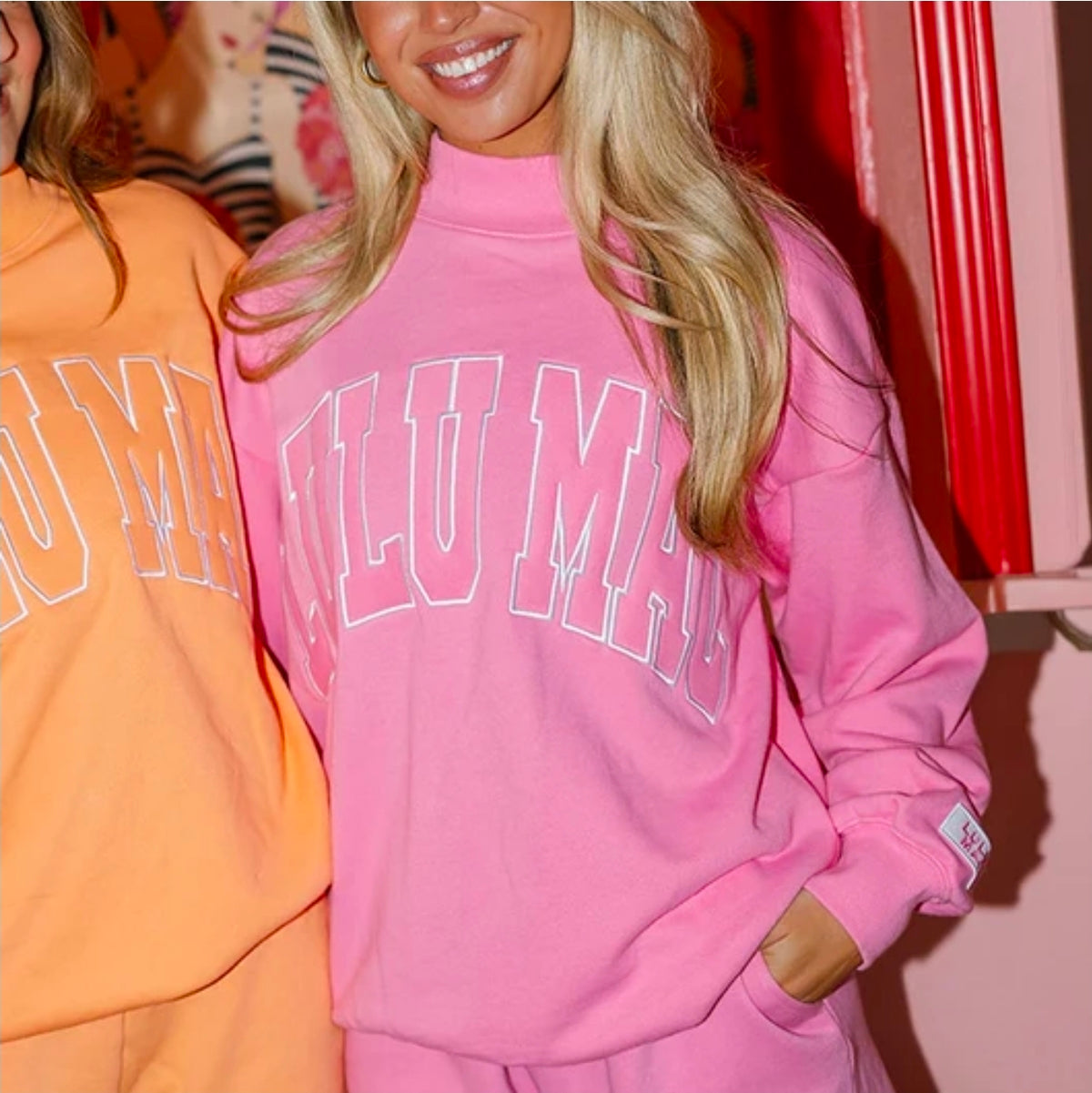 LuLu Mac Mock Neck Sweatshirt