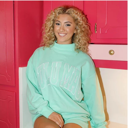 LuLu Mac Mock Neck Sweatshirt