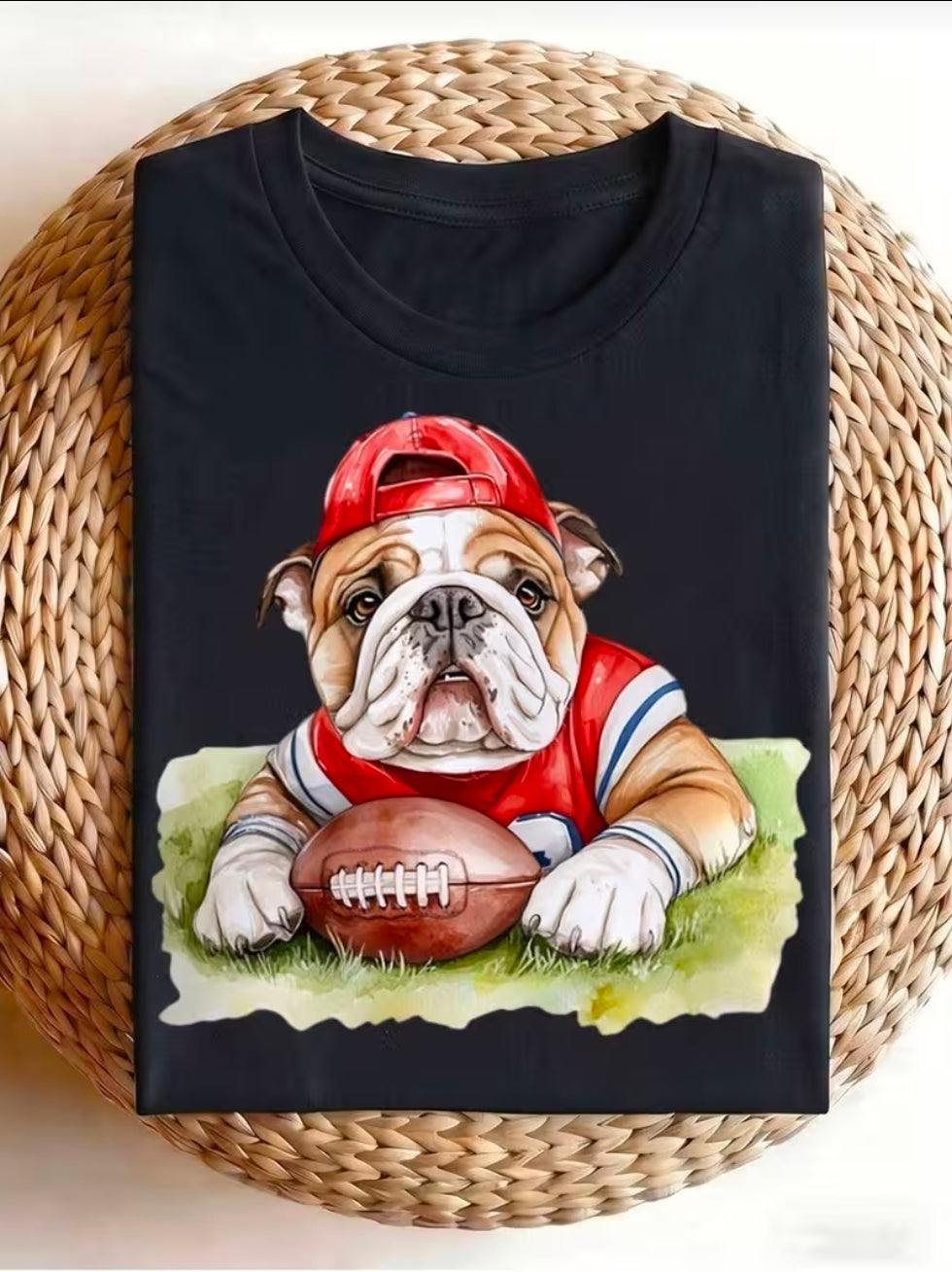 GA Football Dog Graphic Tee