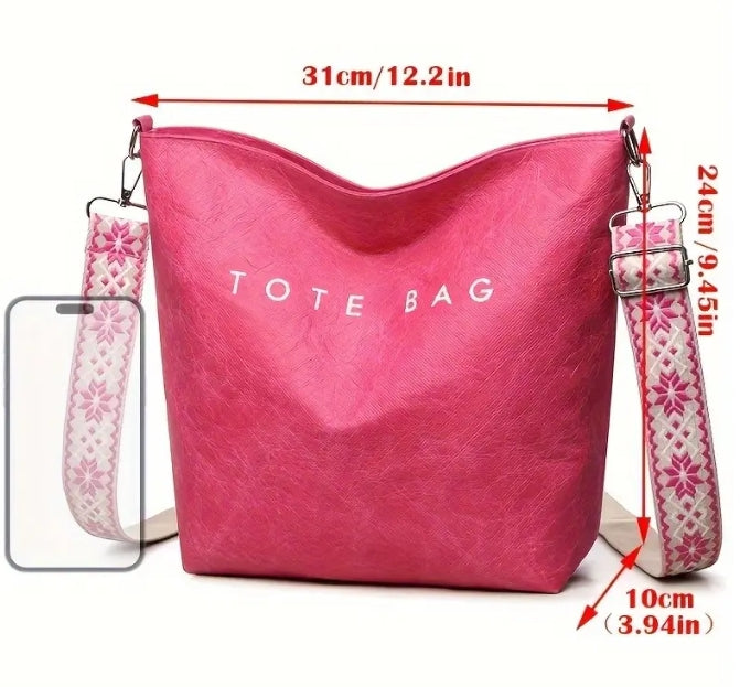 Boho Chic Crossbody Tote Bag