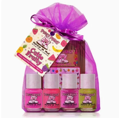 Cutie Fruity Gift Set Non-Toxic Kids Nail Polish