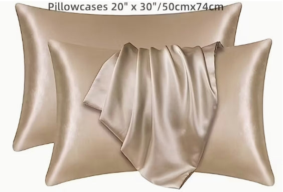 2pc Satin Pillowcase