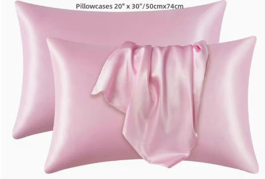 2pc Satin Pillowcase