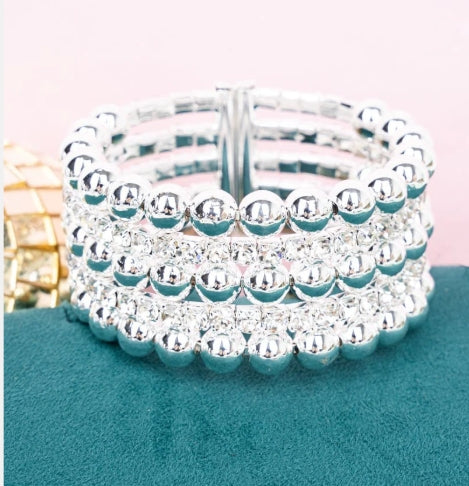 Crystal Avenue VIP Status Crystal Cuff Bracelet