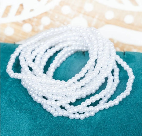 Crystal Avenue Willowbrook 4mm Pearl Bracelet Set