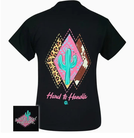 Hard To Handle Southern Sassy Country Western Short Sleeve Graphic Tee