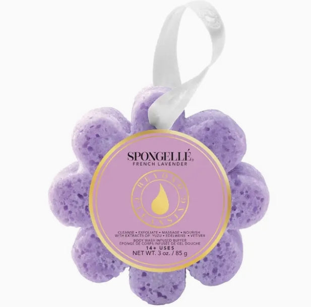 Spongelle' Soap Enfused Sponge with Hanger