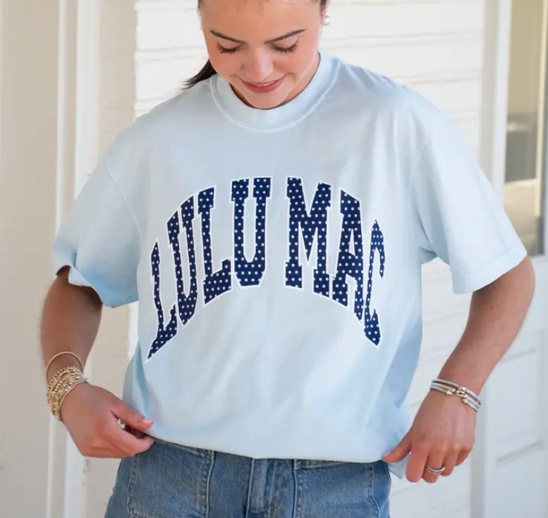 LuLu Mac Polka Dot Comfort Colors Tee