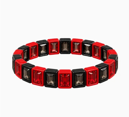 LuLu Mac Stretch Rhinestone Bracelet
