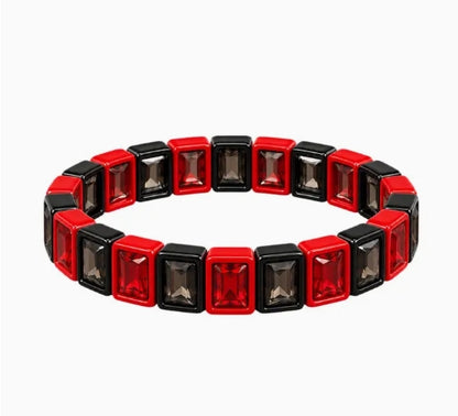 LuLu Mac Stretch Rhinestone Bracelet