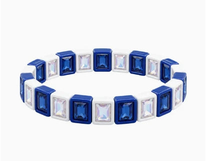 LuLu Mac Stretch Rhinestone Bracelet