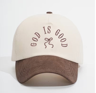 God Is Good Embroidered Hat