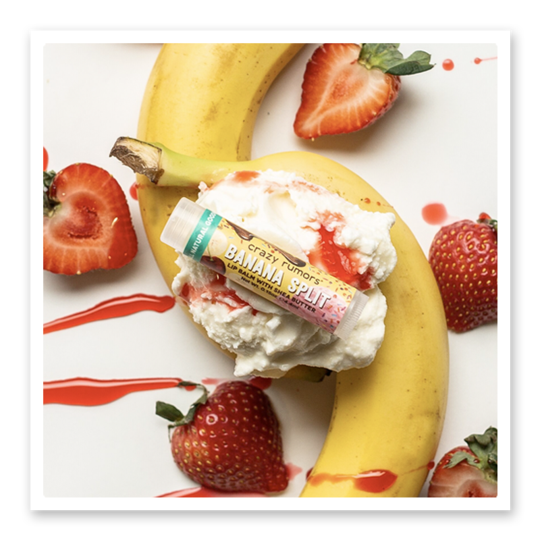  All Natural, Vegan Banana Split Lip Balm