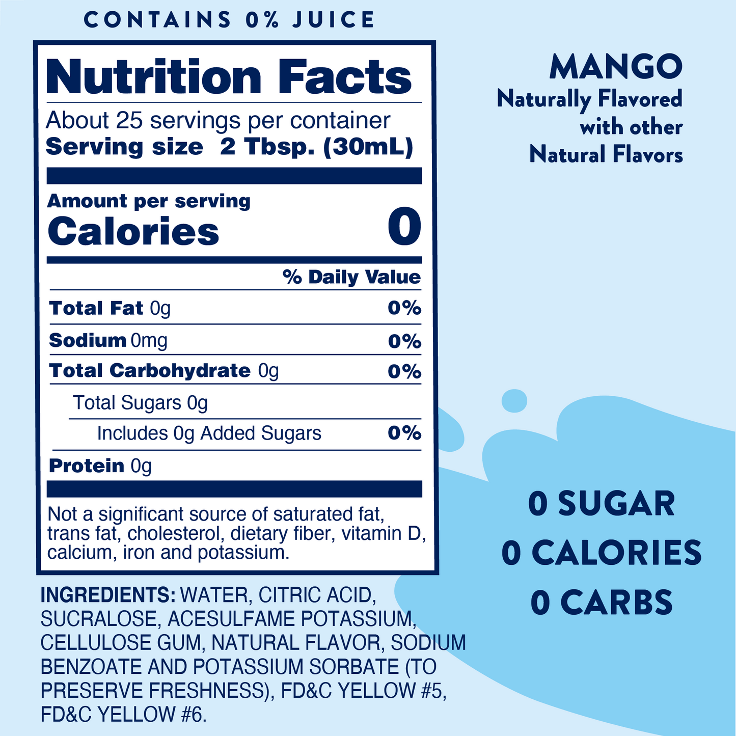 Sugar Free Mango Skinny Syrup