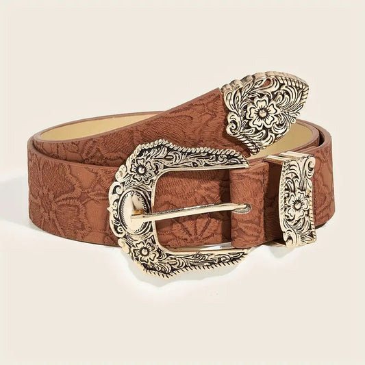 Embossed Vintage Belt