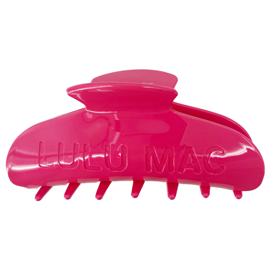 LuLu Mac Hair Clips - Hot Pink