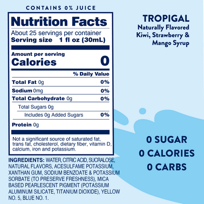 Sugar Free Tropigal Skinny Syrup