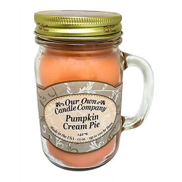 Pumpkin Cream Pie Large Candle