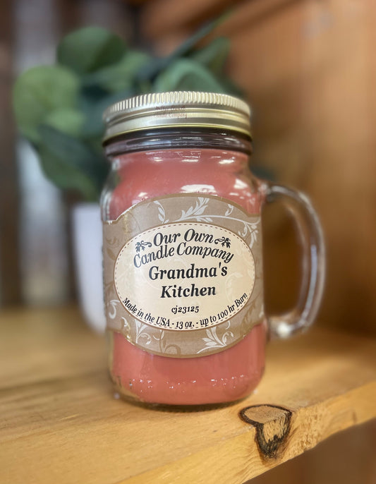 Grandma's Kitchen Large Candle