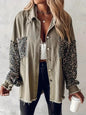 Sequin Raw Hem Jacket