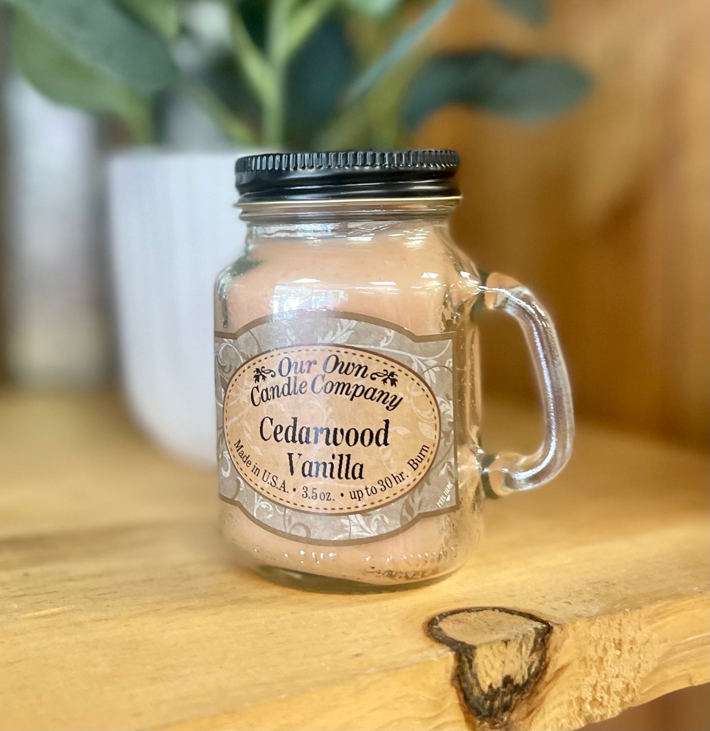 Cedarwood Vanilla Mini Candle