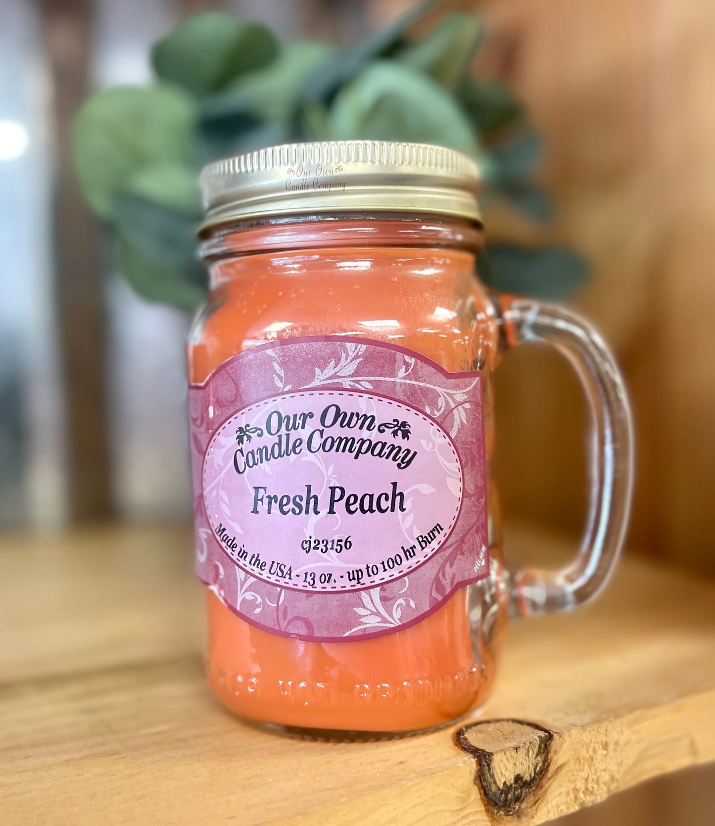 Fresh Peach Large Candle