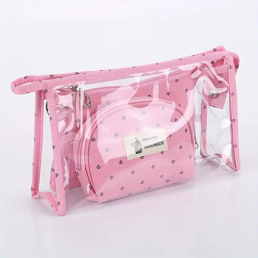 3 Piece Makeup Bag