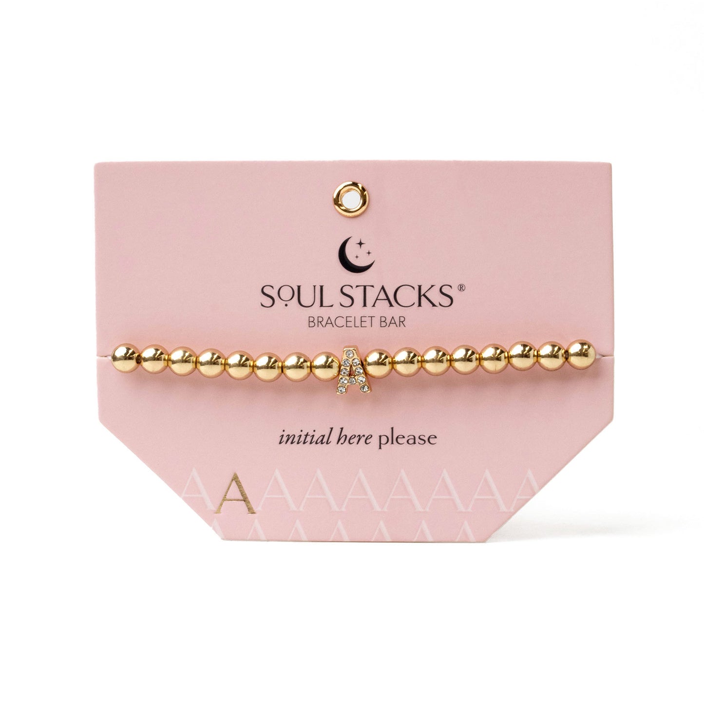 Soul Stacks Letter Bracelet